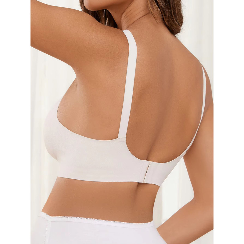 Wireless Maternity Nursing Bra With FrontOpen Buckle  Breathable  Supportive Pregnancy Underwear 4