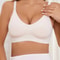 Wireless Maternity Nursing Bra With FrontOpen Buckle Breathable Supportive Pregnancy Underwear 5