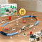 Deluxe DIY Electric Christmas Train Track Set For Kids 6