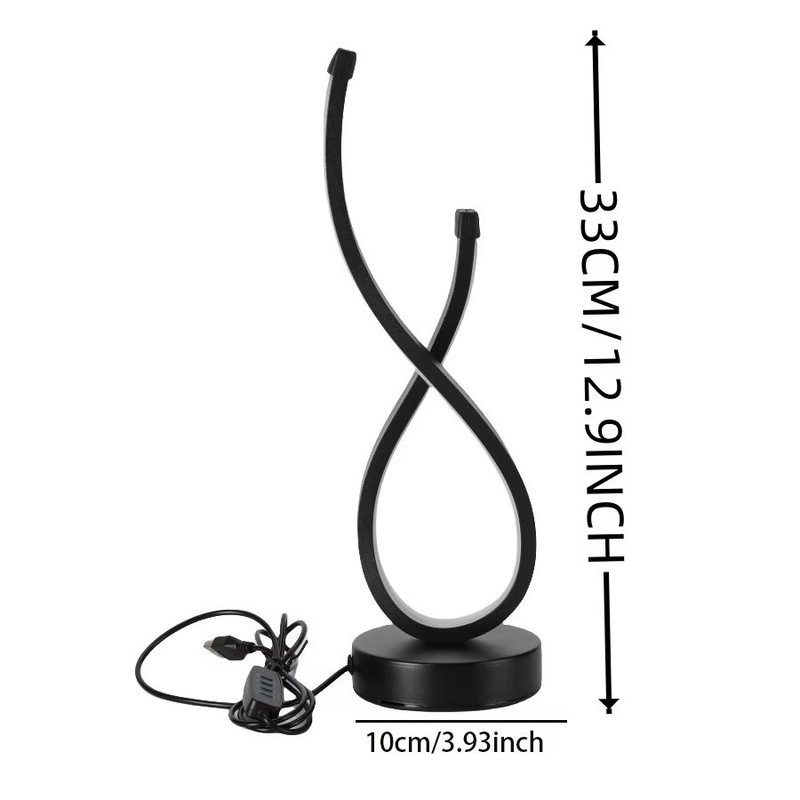 Modern USBPowered LED Desk Lamp With Adjustable Lighting Touch Button Control 5