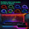 Flexible RGB Neon LED Rope Lights Smart Strip Lighting With App Remote Control For Bedrooms Deco 4