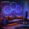 RGB Hexagon LED Garage Ceiling Light Music Sync Panel Lighting For Gym Game Room Events 2