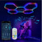 RGB Hexagon LED Garage Ceiling Light Music Sync Panel Lighting For Gym Game Room Events 3