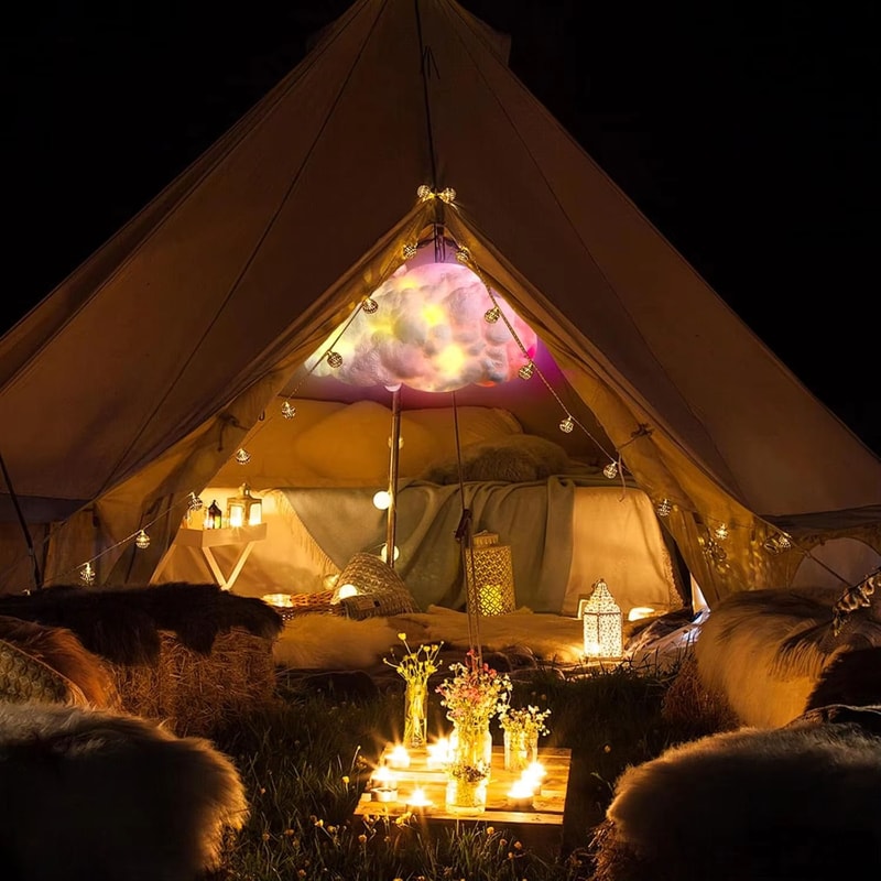 DIY Thunder Cloud LED Ceiling Light Music Sync RGB Storm Effect Lighting Kit For Gaming Rooms Dec 1