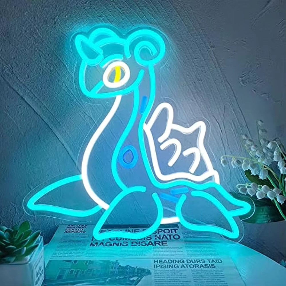 Anime Dragon Neon Sign USB Powered Japanese LED Wall Light For Bedroom Game Room Anime Decor 0