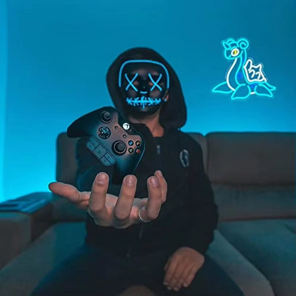 Anime Dragon Neon Sign USB Powered Japanese LED Wall Light For Bedroom Game Room Anime Decor 1