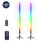 LUXCEO RGB Mood Light Sticks 2Piece Set With Tripods For Home Party And Studio Background Lighting 0