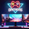 Ultimate Gaming Neon Sign Gamepad LED Wall Art Gamer Room Decor Light 1