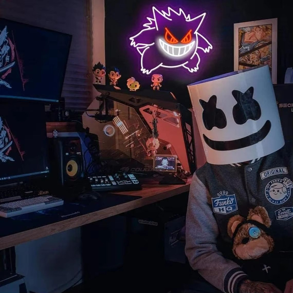 Gengar Cartoon LED Neon Sign 2