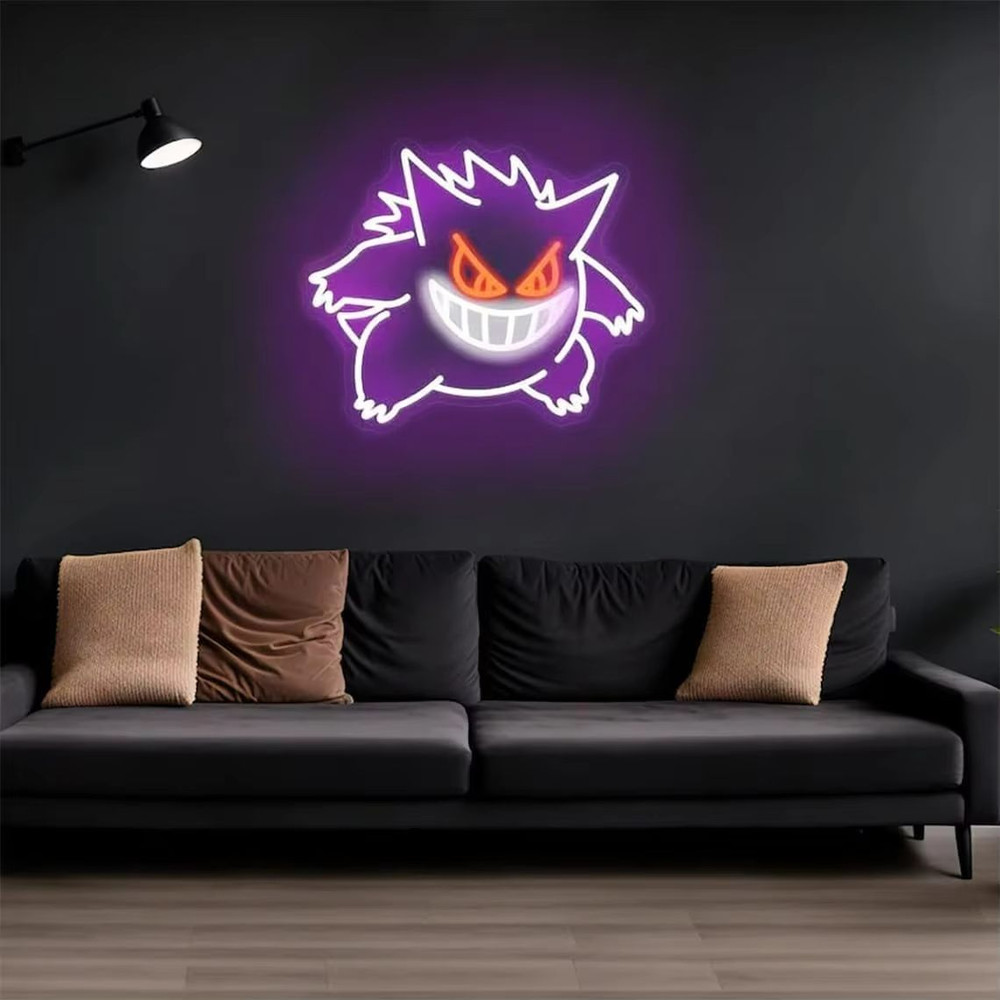 Gengar Cartoon LED Neon Sign 5