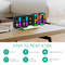 Smart ORIA 3D LED Alarm Clock 97 Inch With RGB Night Light And Remote Control 5