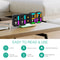 Smart ORIA 3D LED Alarm Clock 97 Inch With RGB Night Light And Remote Control 5