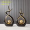 Nordic Ceramic Figurines Modern Home Decor Sculptures For Living Room Desk Or Feng Shui Display 0