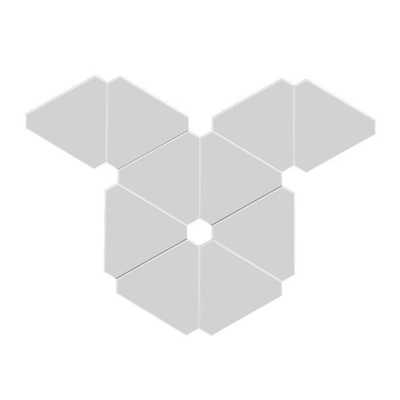 WiFi Bluetooth LED Triangle Lamps USBPowered Quantum Lighting Panels For Games Bedrooms Ambient D 1