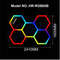 RGB Hexagon LED Light Panels  ColorChanging Wall  Ceiling Lighting For Gaming Garage Decor 12