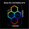 RGB Hexagon LED Light Panels  ColorChanging Wall  Ceiling Lighting For Gaming Garage Decor 17