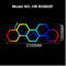 RGB Hexagon LED Light Panels  ColorChanging Wall  Ceiling Lighting For Gaming Garage Decor 19