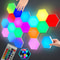Modular TouchSensitive RGB Hexagon Wall Light Wireless Quantum LED Panels For Ambient Lighting 0