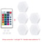 Modular TouchSensitive RGB Hexagon Wall Light Wireless Quantum LED Panels For Ambient Lighting 10