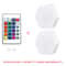 Modular TouchSensitive RGB Hexagon Wall Light Wireless Quantum LED Panels For Ambient Lighting 6