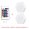 Modular TouchSensitive RGB Hexagon Wall Light Wireless Quantum LED Panels For Ambient Lighting 6