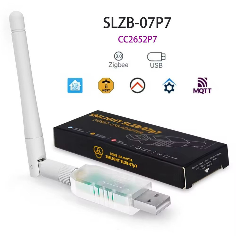 SMLight Zigbee 30 USB Adapter Compact Matter Thread Gateway For Home Assistant ZHA Zigbee2MQTT 7