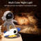 Rocket Astronaut Galaxy Projector Night Light With 13 HD Films Bluetooth Speaker White Noise 5