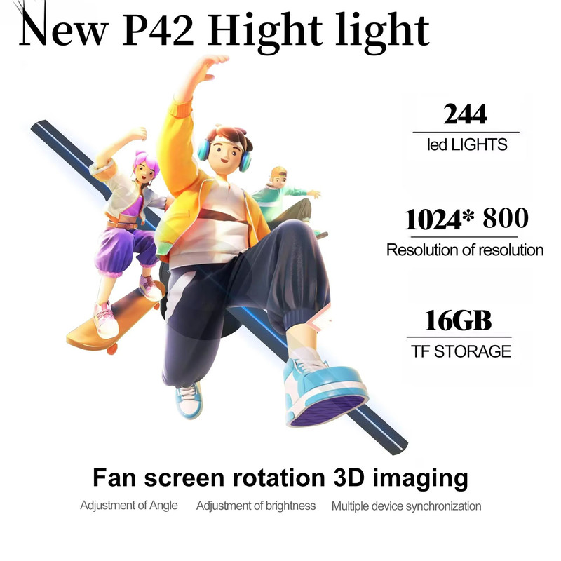 AirStream Pro 3D Hologram Fan Display WiFi Holographic Projector For EyeCatching LED Sign Advertis 0
