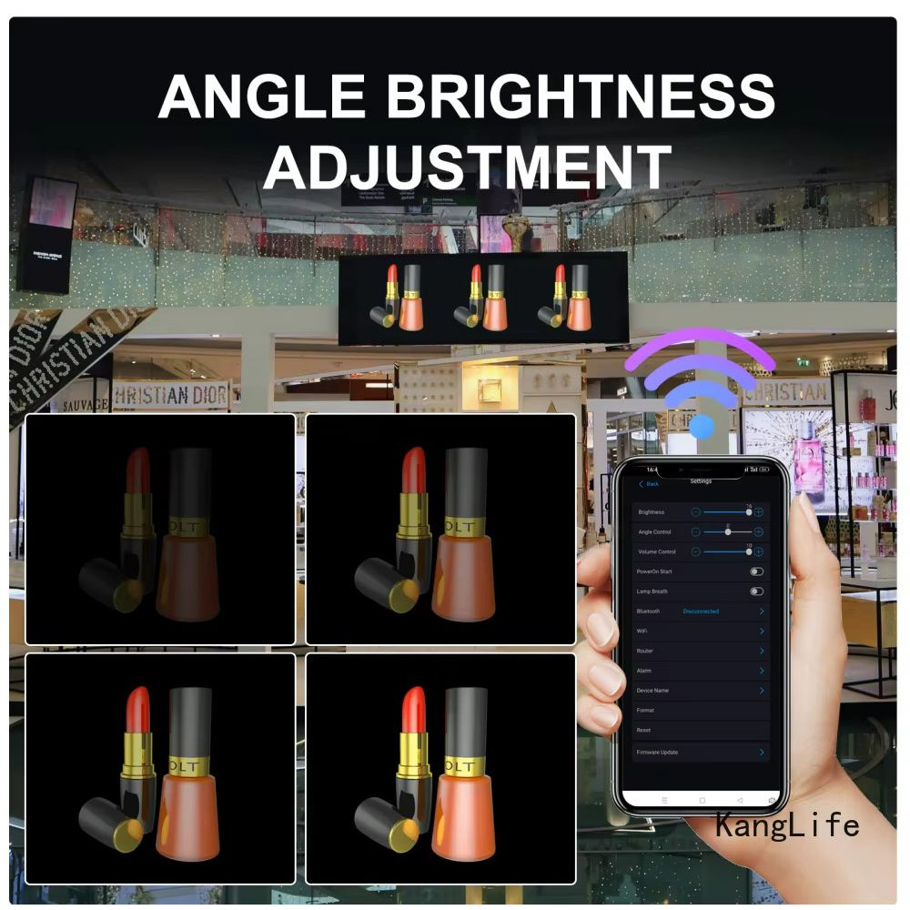 ClearView Pro 3D Hologram Fan Display WiFi Holographic Projector For Stunning Commercial Hologram 2