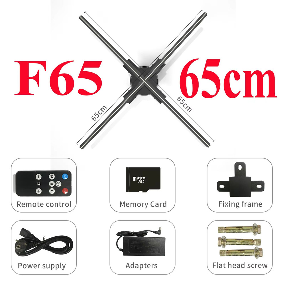 ClearView Pro 3D Hologram Fan Display WiFi Holographic Projector For Stunning Commercial Hologram 15