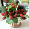 BerryJoy 9 Head Artificial Strawberry Plant Pot Realistic Strawberry Potted Decoration For Wedding 0