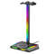 DeskGlow Z12 RGB Headphone Stand With Wireless Charging Base Gaming Headphone Stand With USB Ports 6