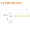 COB LED Strip Light For Cabinet Closet Display Dimmable TouchSensor Tape Lighting 6
