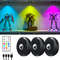 WILLED Rechargeable RGB Puck Light  1200mAh Battery With Remote And Touch Control 0