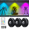 WILLED Rechargeable RGB Puck Light 1200mAh Battery With Remote And Touch Control 0