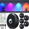 WILLED Rechargeable RGB Puck Light  1200mAh Battery With Remote And Touch Control 8