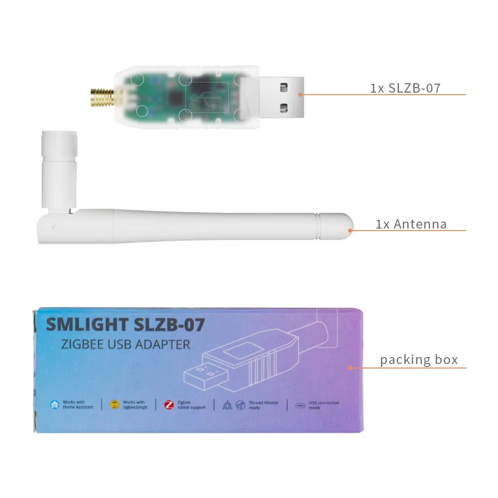 SMLIGHT SLZB 07 Zigbee Gateway USB Adapter For Home Assistant And Zigbee2MQTT 3