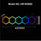 RGB Hexagon LED Garage Light With Remote Honeycomb Ceiling Panel For Workshops Game Rooms More 17