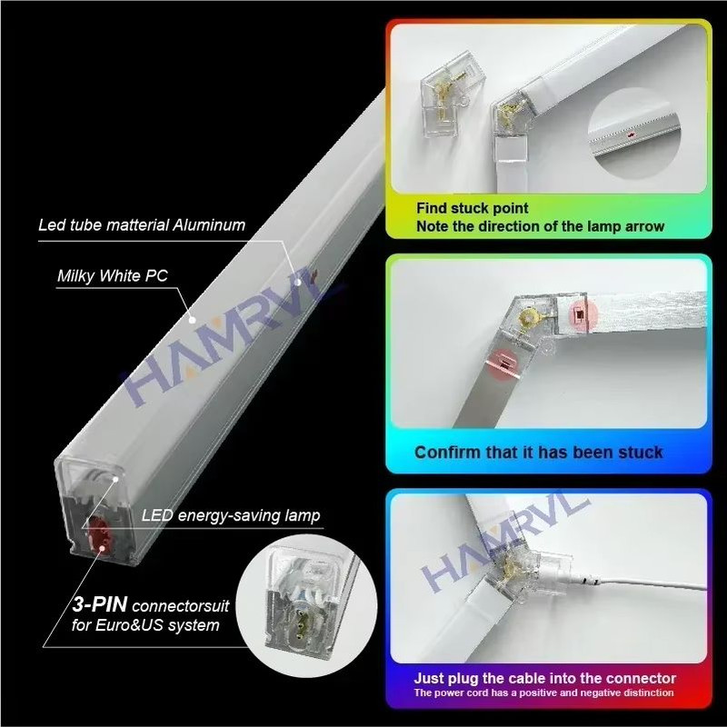RGB Hexagon LED Garage Light With Remote Honeycomb Ceiling Panel For Workshops Game Rooms More 5