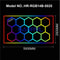 RGB Hexagon LED Garage Light With Remote Honeycomb Ceiling Panel For Workshops Game Rooms More 20