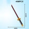 Samurai Sword Building Blocks Kit KatanaInspired Ninja Blade Toy For Kids And Anime Collectors 3