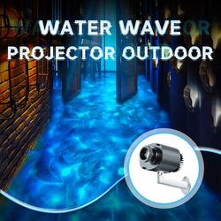 oceanwave outdoor waterproof projector – dynamic water wave effect light with gobo slide projection