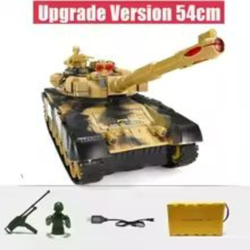 Elite Combat RC Military Tank Realistic 55cm Remote Control RC Tank With Simulation Shooting And A 9