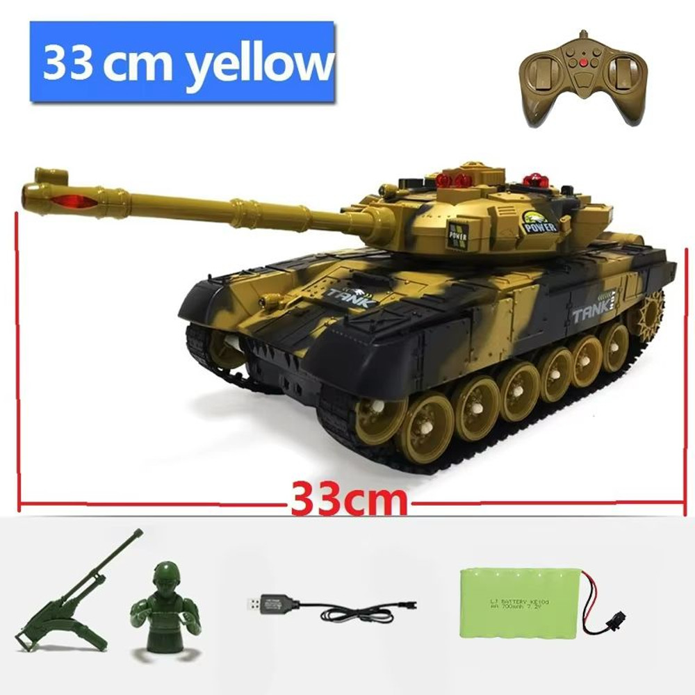 Elite Combat RC Military Tank Realistic 55cm Remote Control RC Tank With Simulation Shooting And A 11