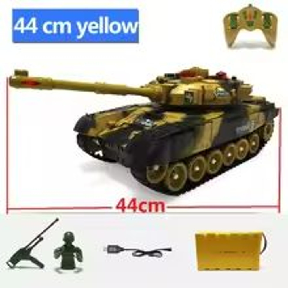Elite Combat RC Military Tank Realistic 55cm Remote Control RC Tank With Simulation Shooting And A 8