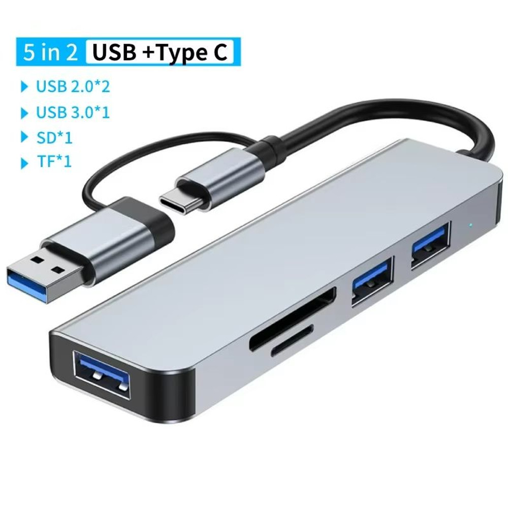 Premium USB C Multiport Adapter With SD Card Reader Audio Output Ideal MacBook Pro Accessory 9