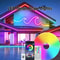 Bluetooth RGB LED Strip Light Waterproof Music Sync Lighting With Remote DIY Effects 0