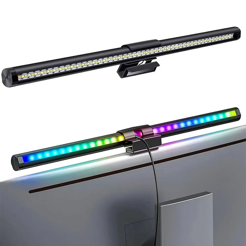Stellar RGB Monitor Light Bar 44cm USB Ambient Desk Lamp 10