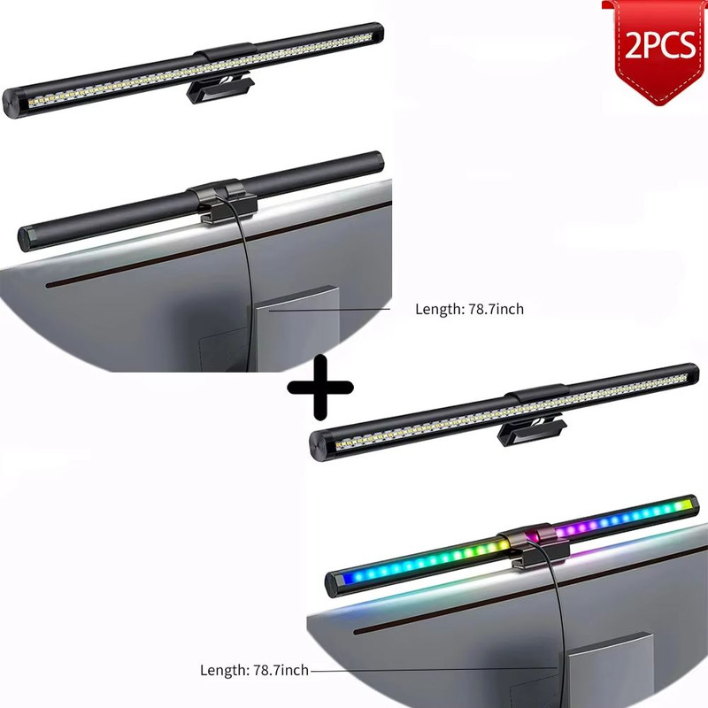 Stellar RGB Monitor Light Bar 44cm USB Ambient Desk Lamp 14