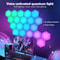 QuantumGlow Modular Hexagon LED Smart Wall Light Panels DIY RGB Ambient Game Room Lighting 1